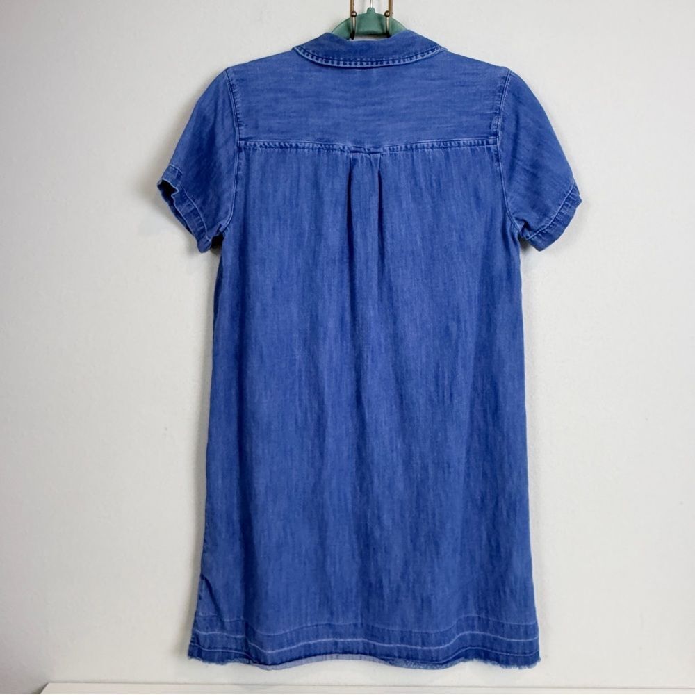 Old Navy Chambray Short Sleeve Shirt Dress M - Picture 4 of 10